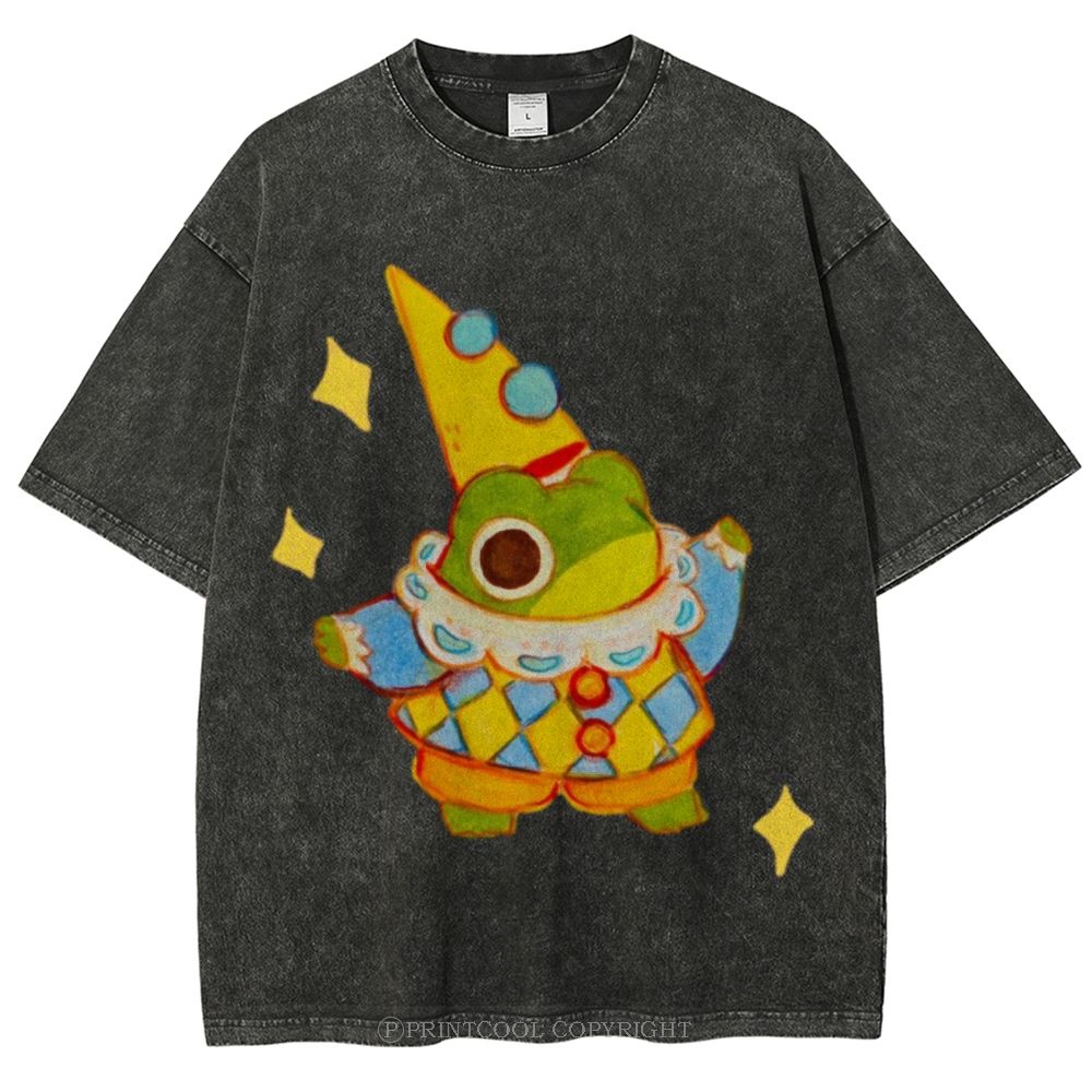 Star Frog Unisex Vintage Washed Tee