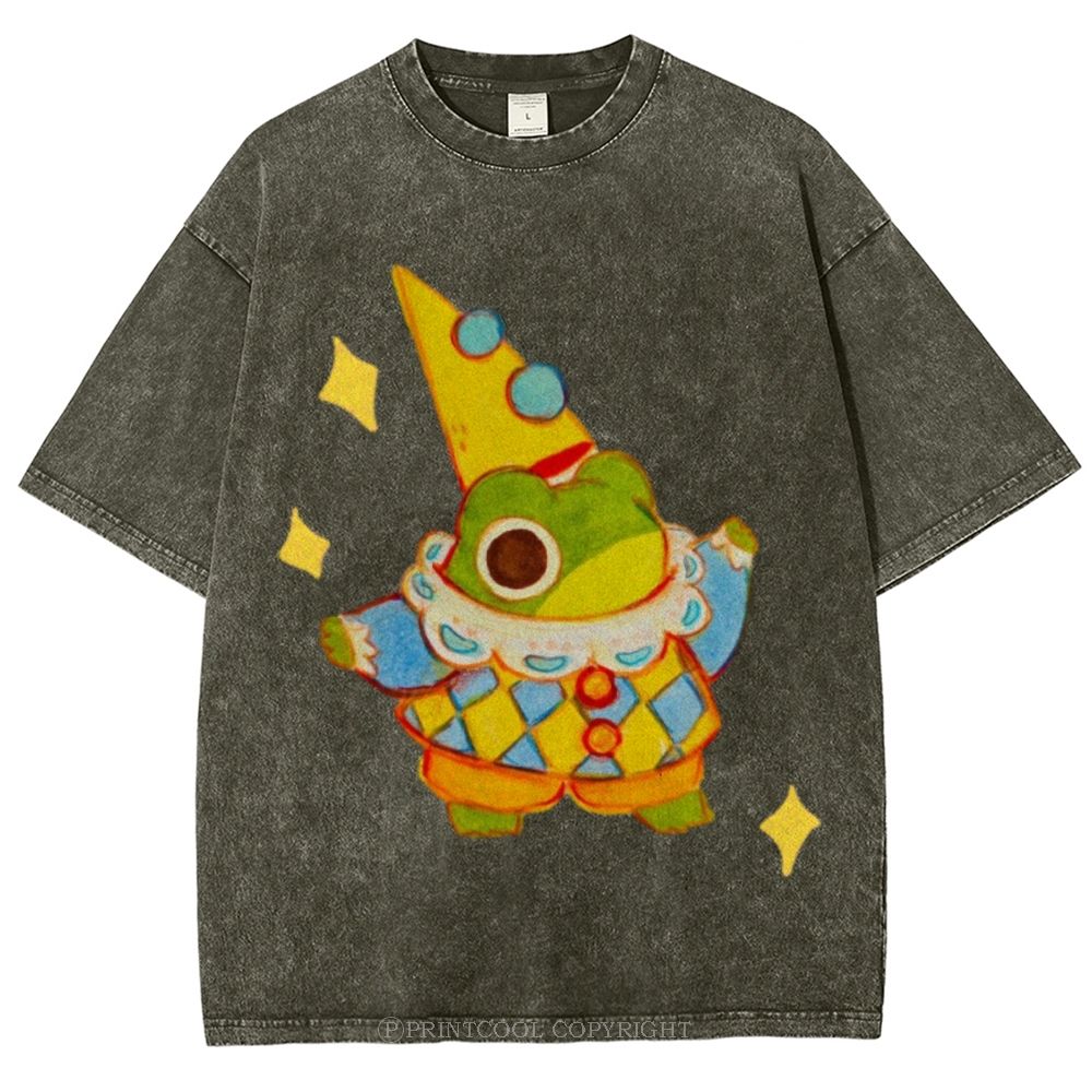 Star Frog Unisex Vintage Washed Tee