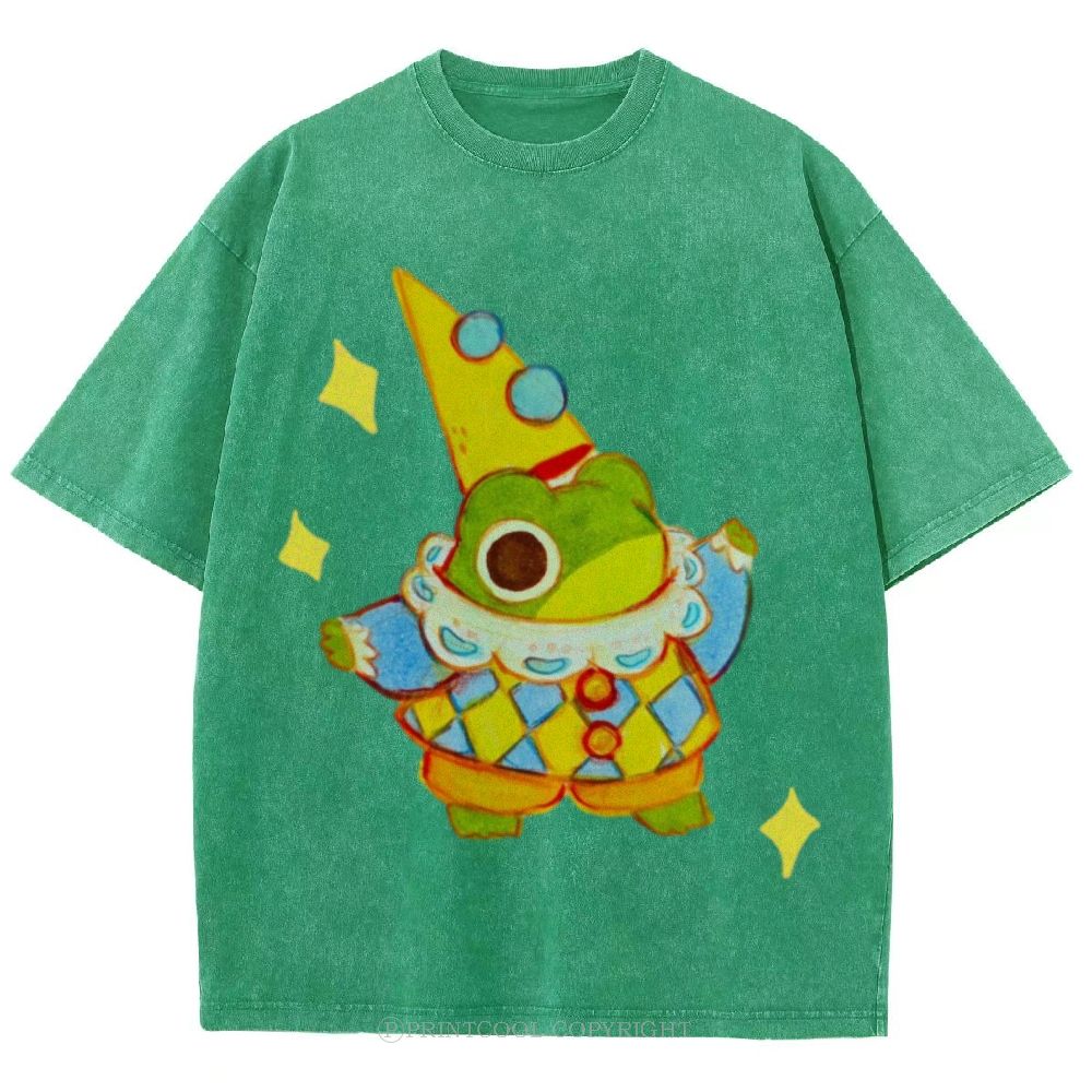 Star Frog Unisex Vintage Washed Tee