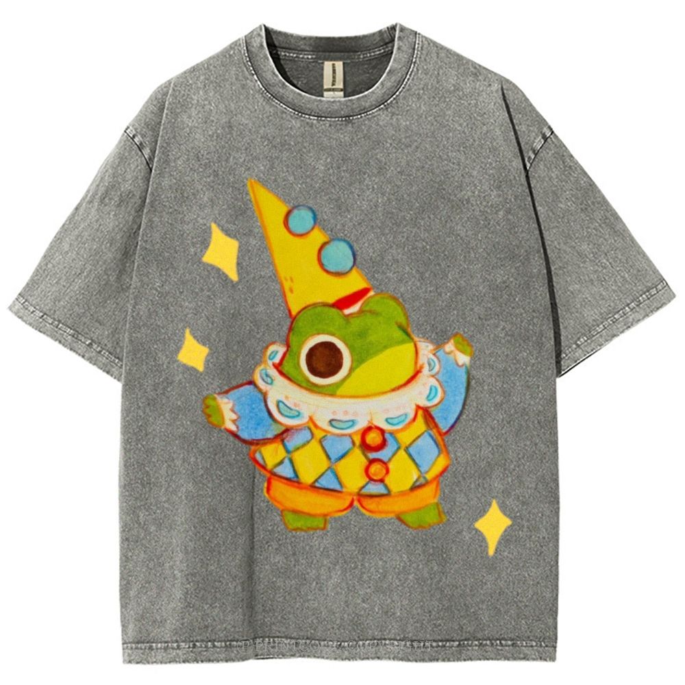 Star Frog Unisex Vintage Washed Tee