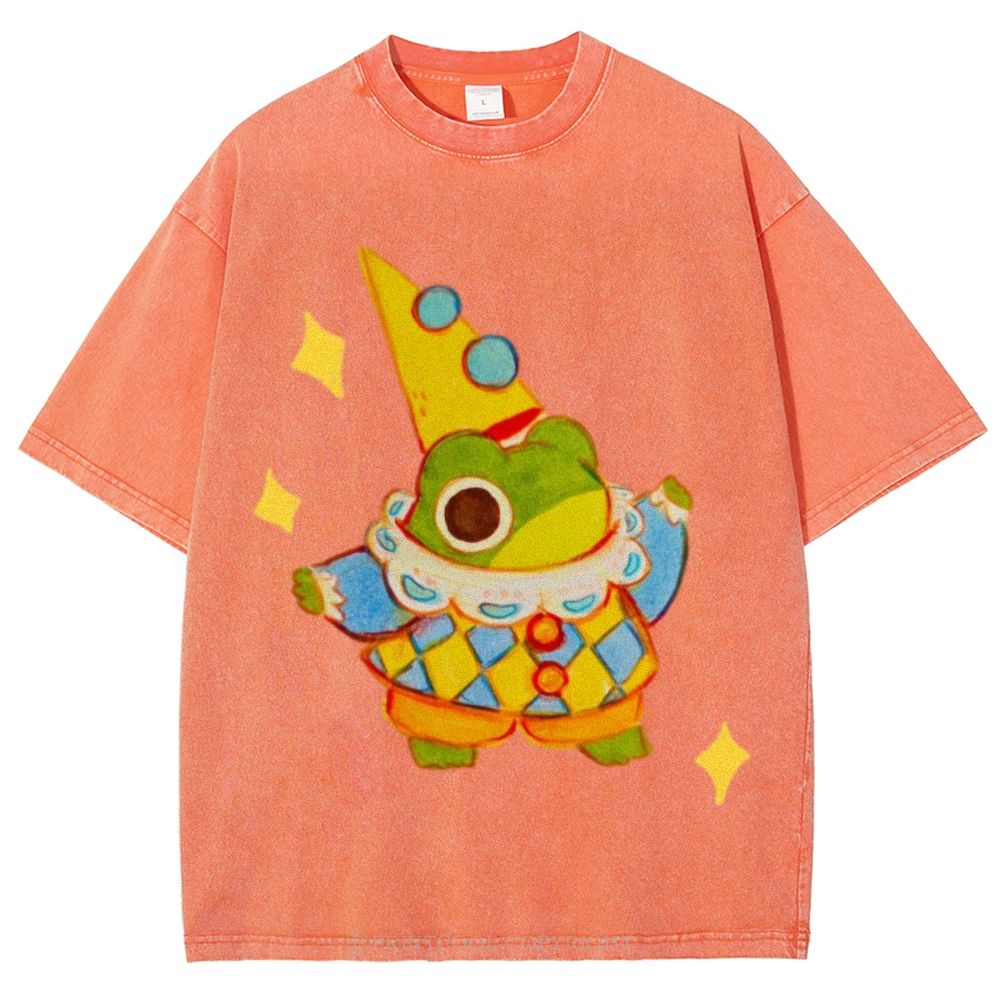 Star Frog Unisex Vintage Washed Tee