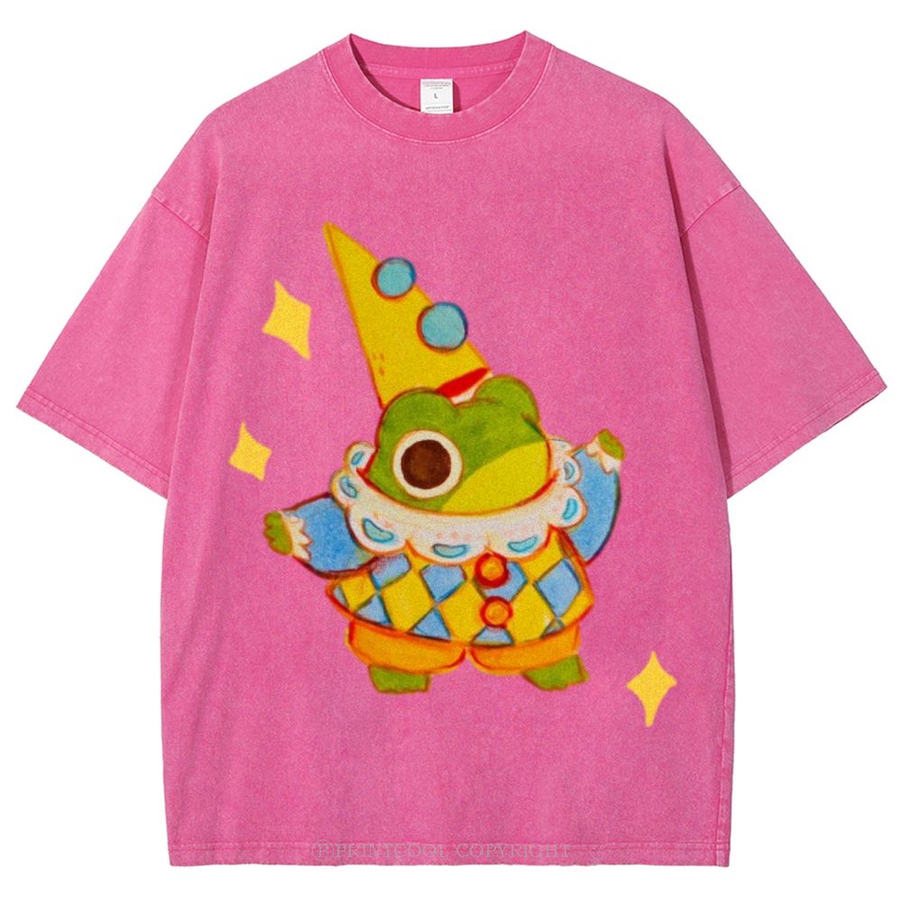 Star Frog Unisex Vintage Washed Tee