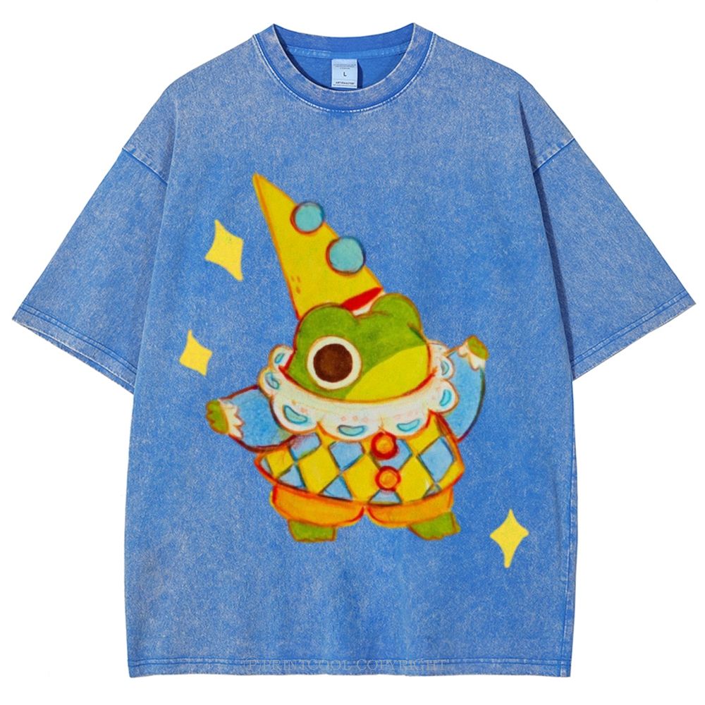 Star Frog Unisex Vintage Washed Tee