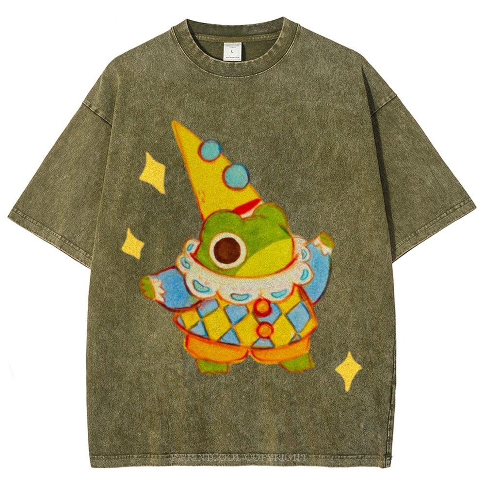 Star Frog Unisex Vintage Washed Tee