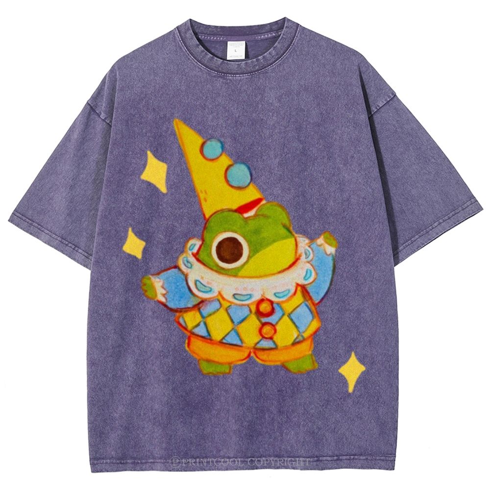 Star Frog Unisex Vintage Washed Tee
