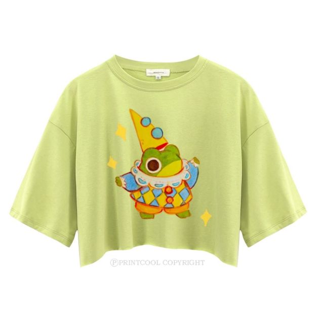 Star Frog Crop Tops