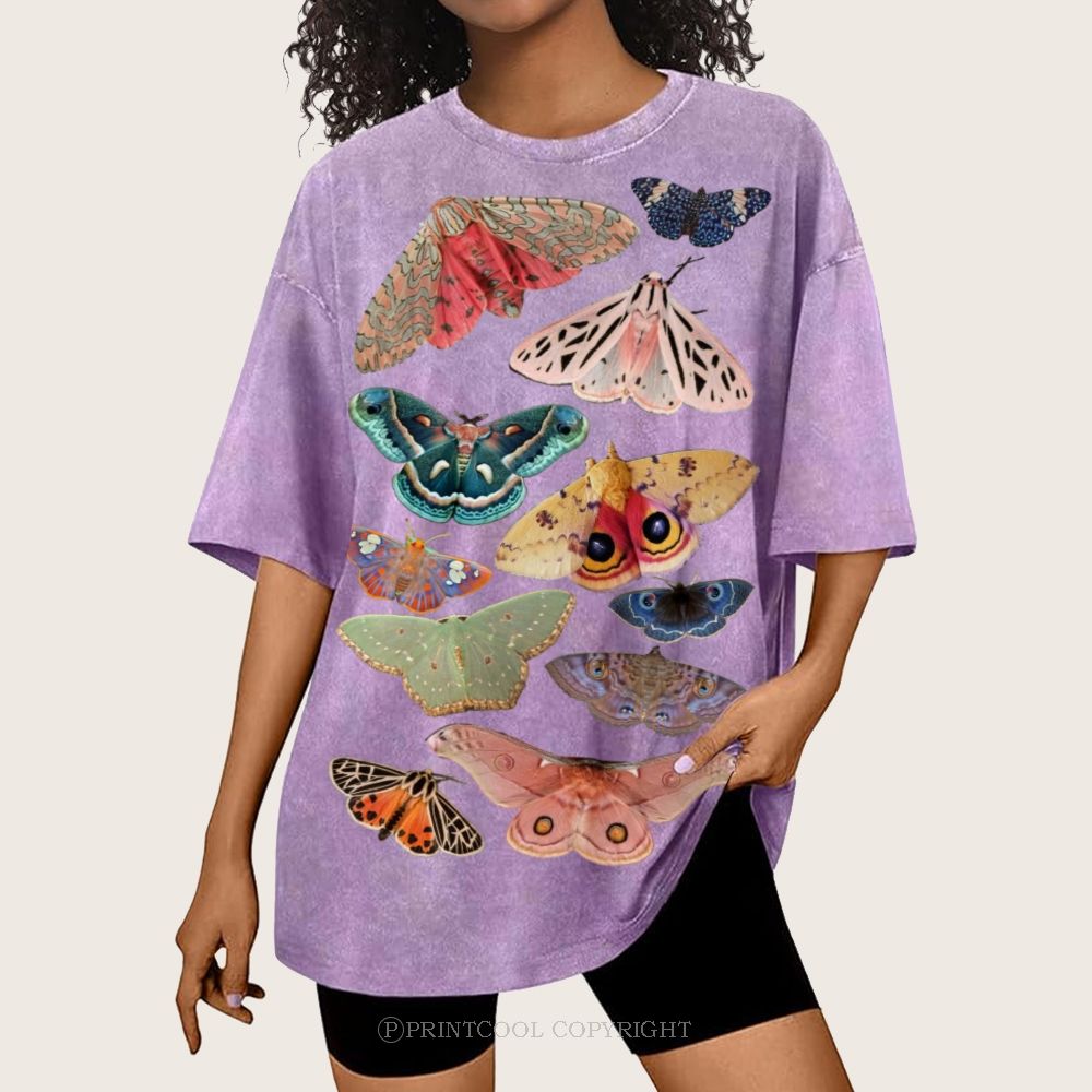 Butterfly Unisex Vintage Washed Tee