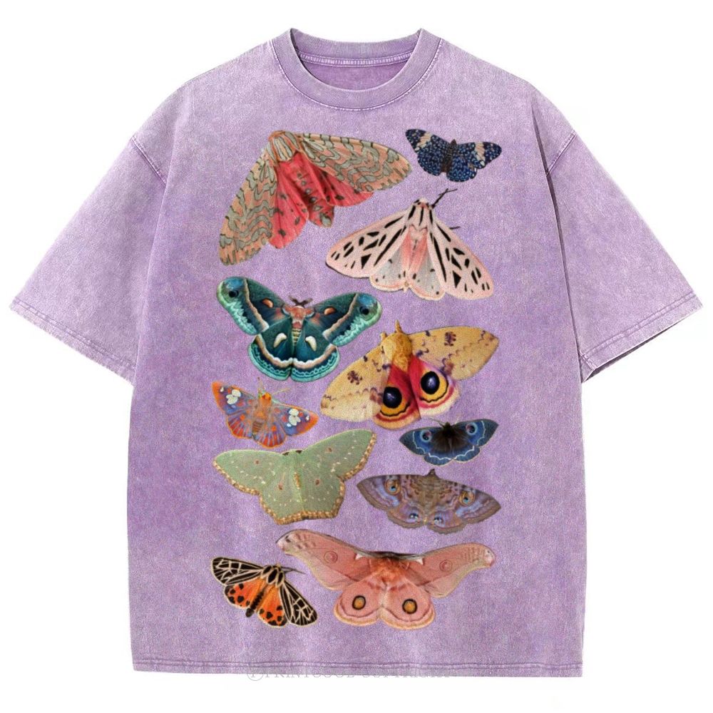 Butterfly Unisex Vintage Washed Tee