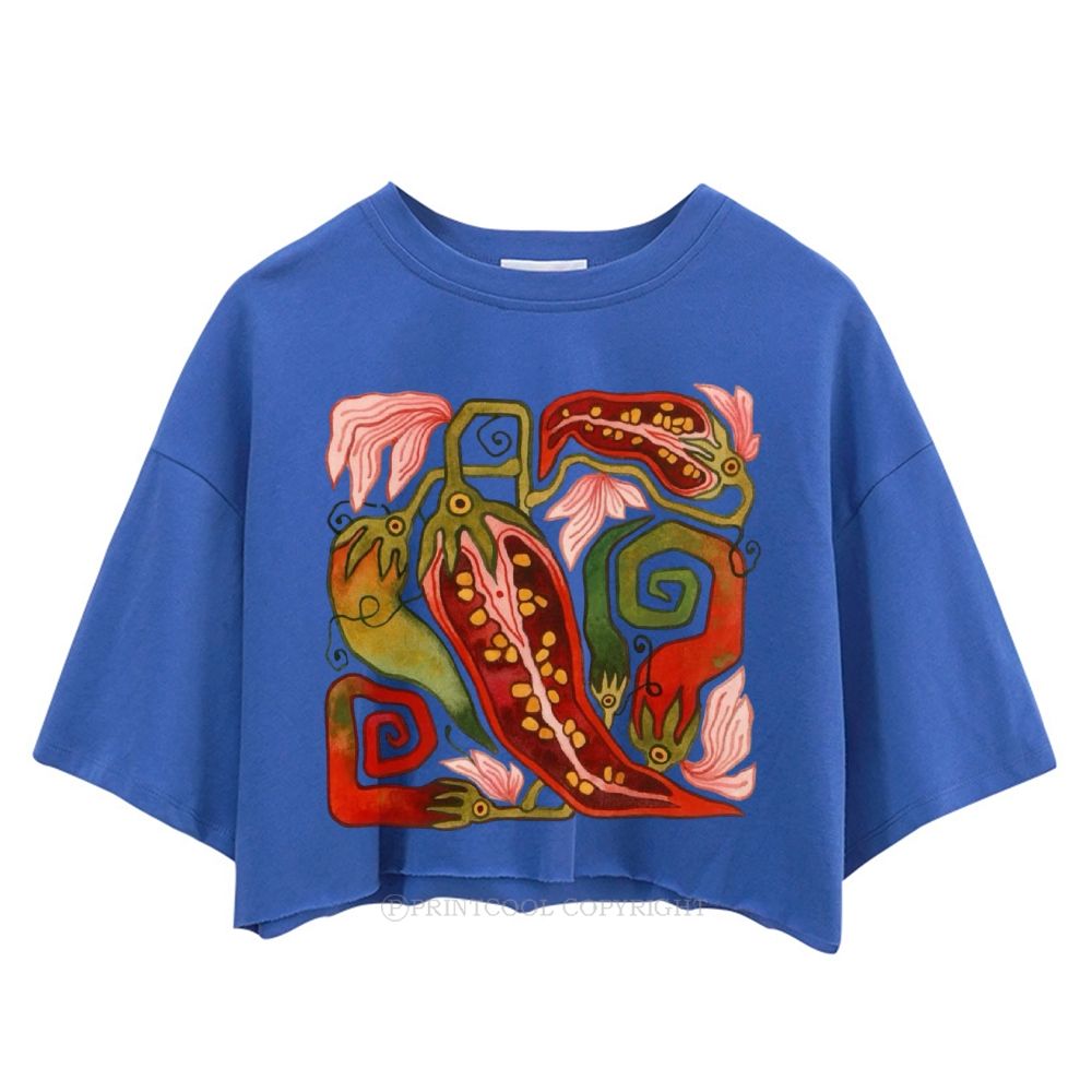 Hot Pepper Women's Crop Tops