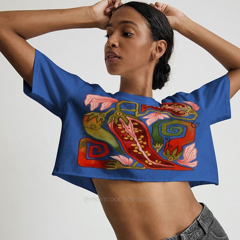 Hot Pepper Women's Crop Tops