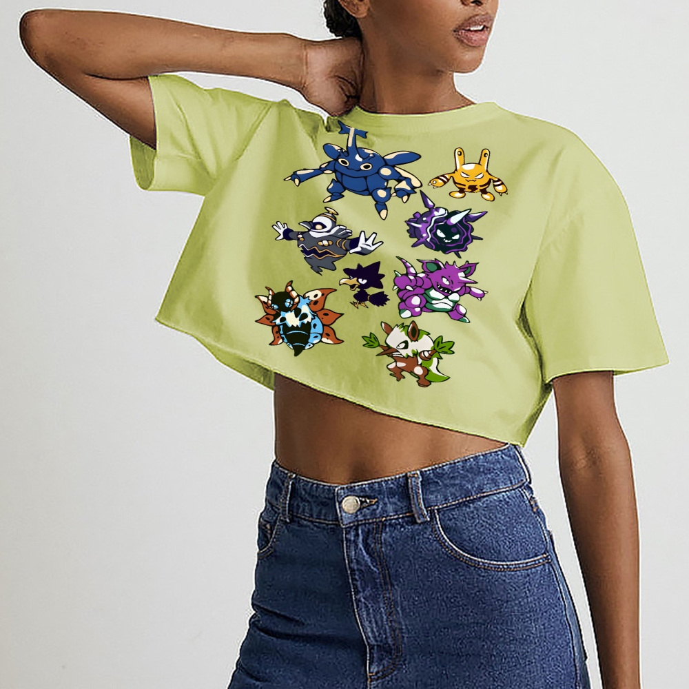 Pokémon Monster Group Women's Crop Tops