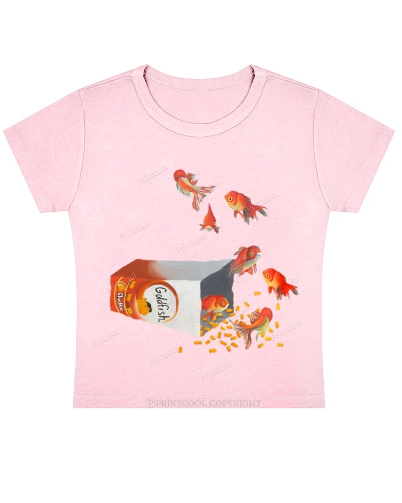 Seven Goldfishes Baby Tee