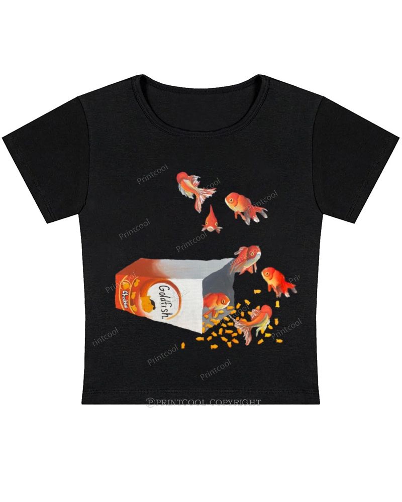 Seven Goldfishes Baby Tee