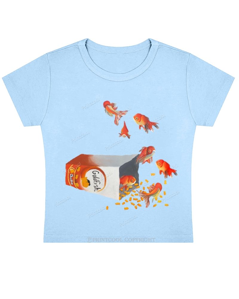 Seven Goldfishes Baby Tee