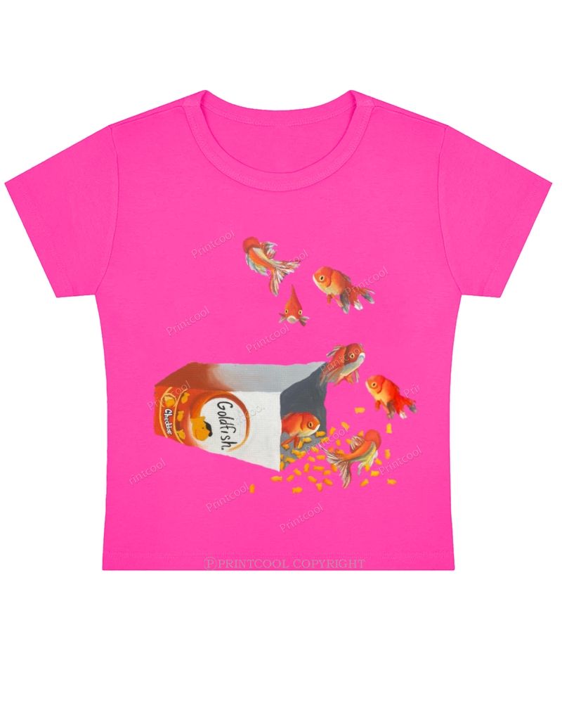 Seven Goldfishes Baby Tee