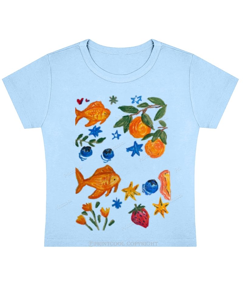 Goldfishes Joy Baby Tee
