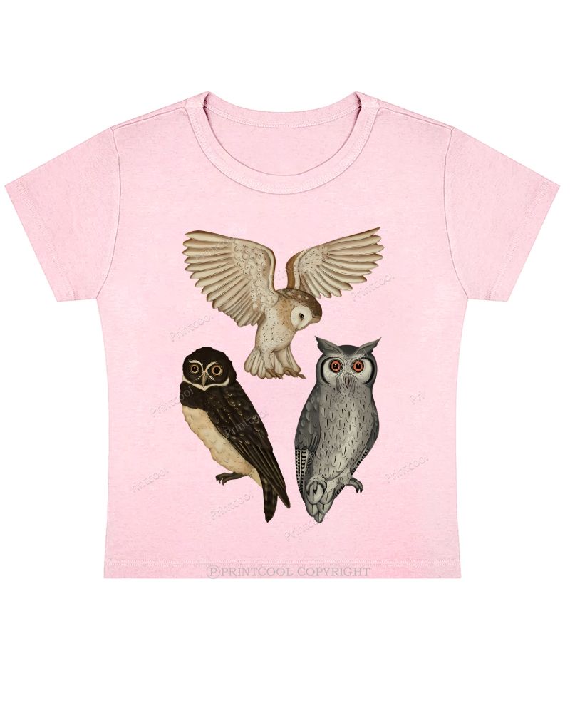 Three Owls Baby Tee