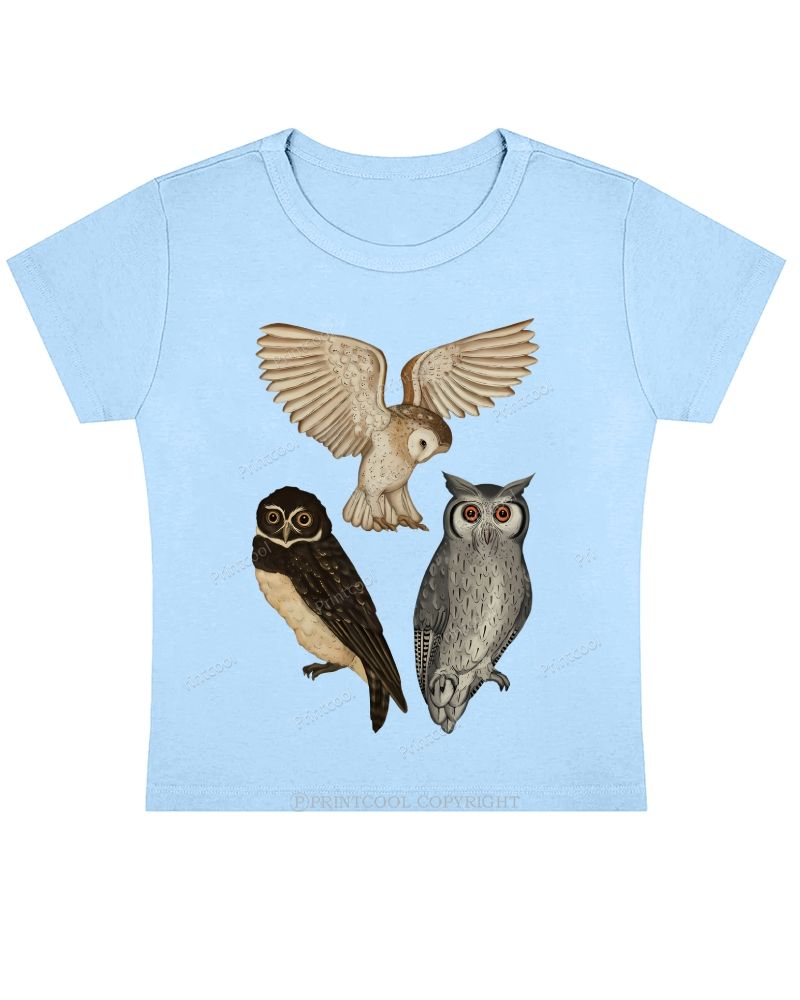 Three Owls Baby Tee