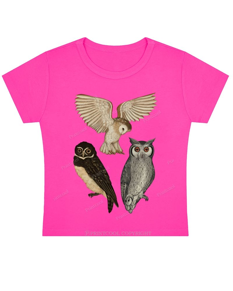 Three Owls Baby Tee