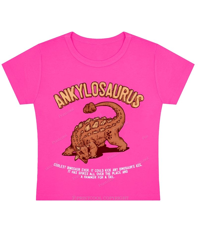 Ankylosaurus Baby Tee