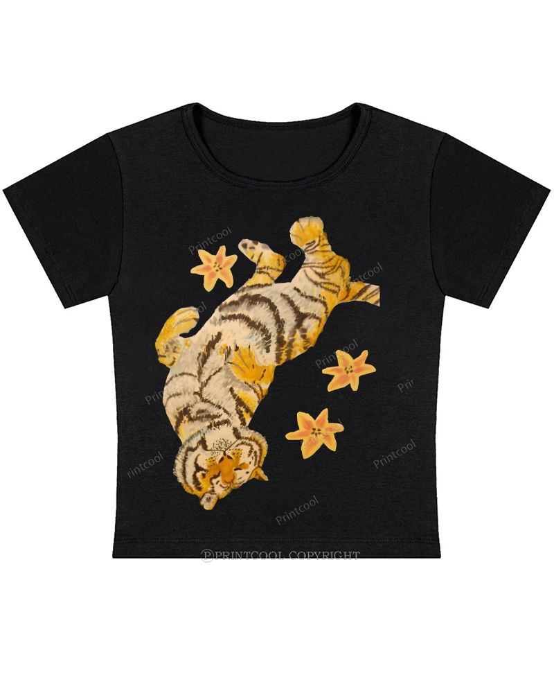 Lazy Tiger Baby Tee