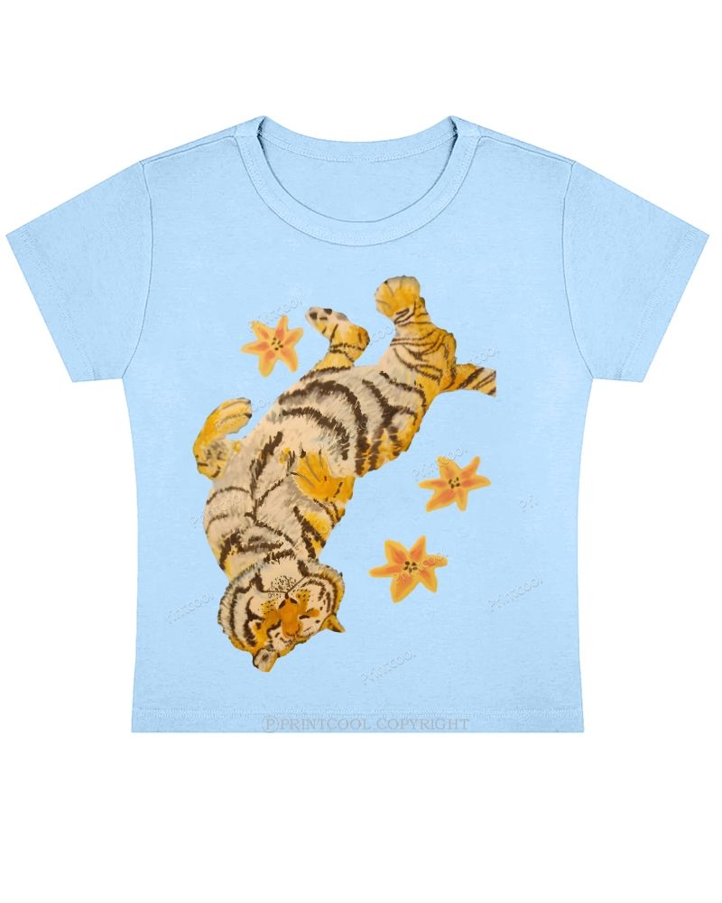 Lazy Tiger Baby Tee