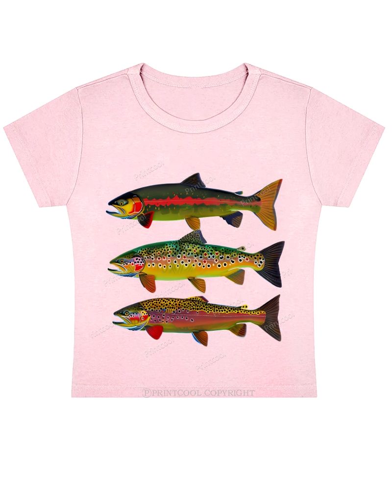 American Trout Baby Tee