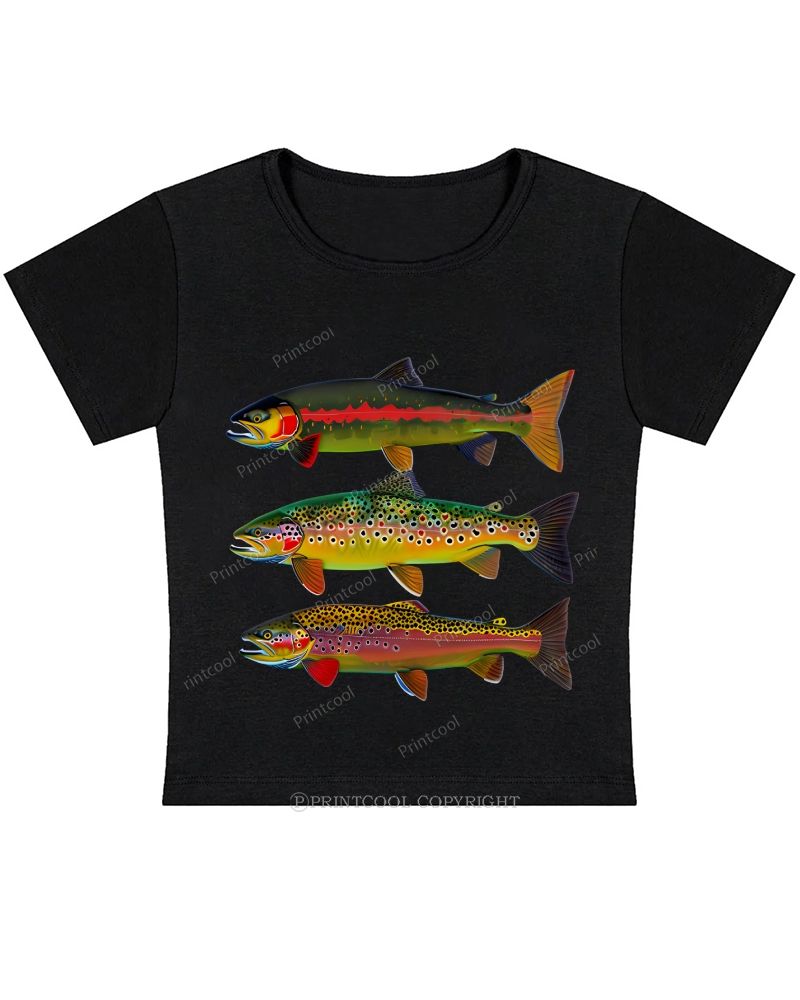 American Trout Baby Tee