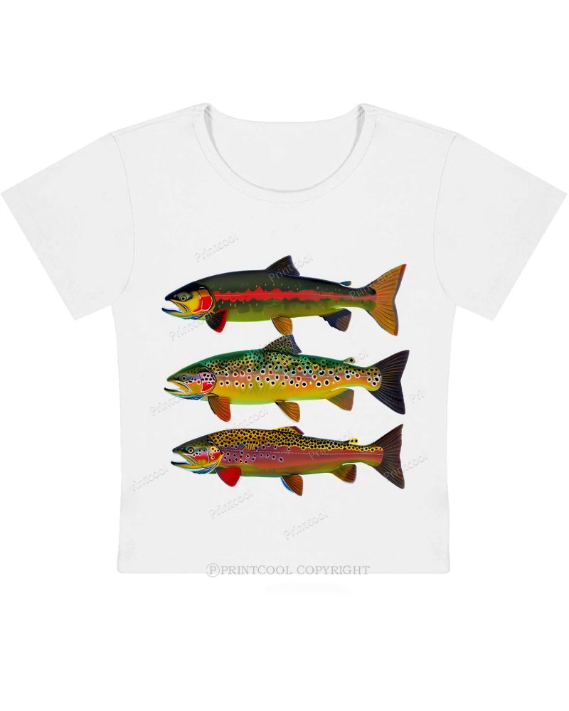 American Trout Baby Tee