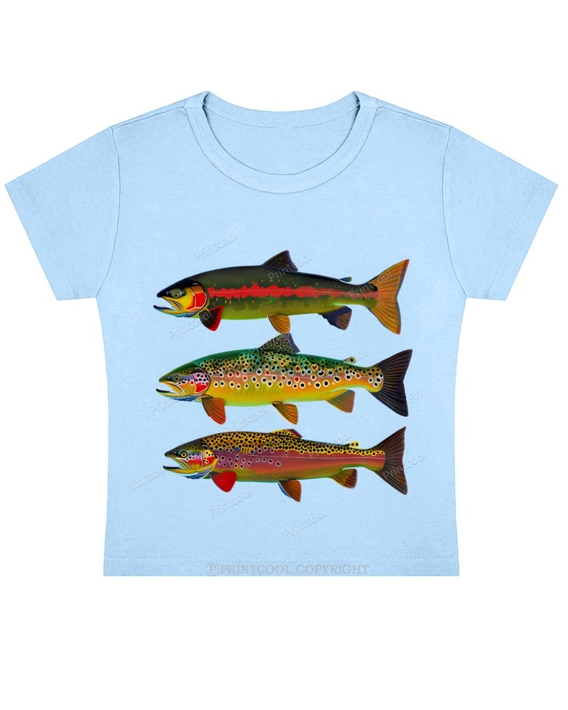 American Trout Baby Tee