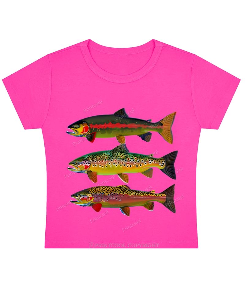 American Trout Baby Tee