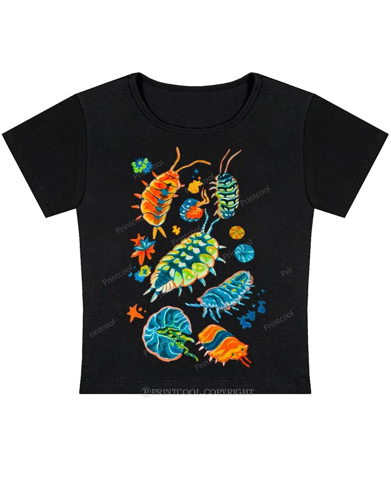 Colorful Insects Baby Tee
