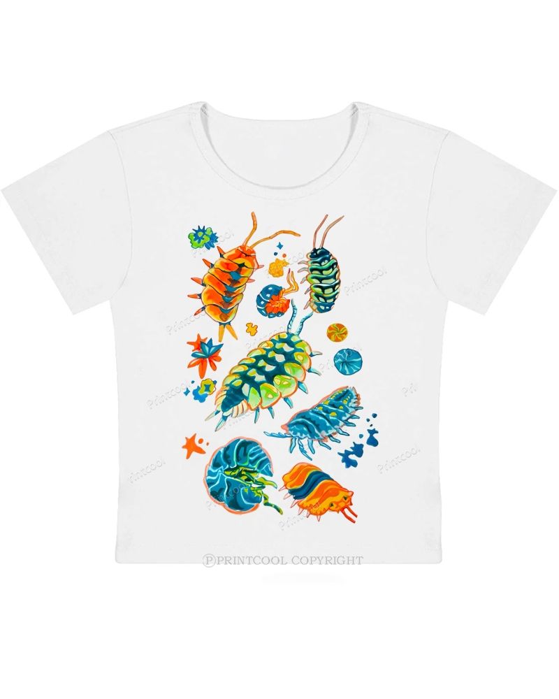Colorful Insects Baby Tee