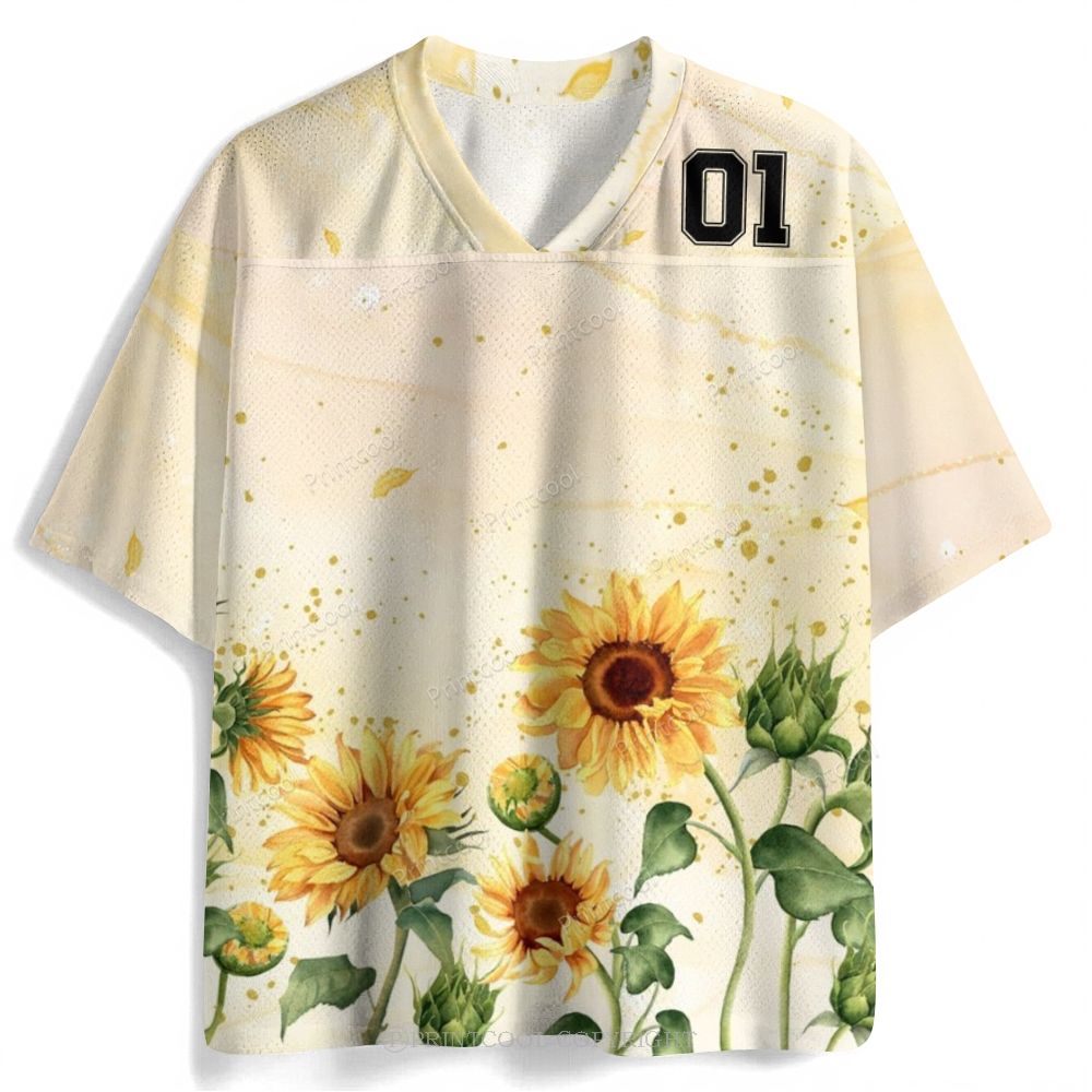 Sunflower Jersey Shirts – Print-cool