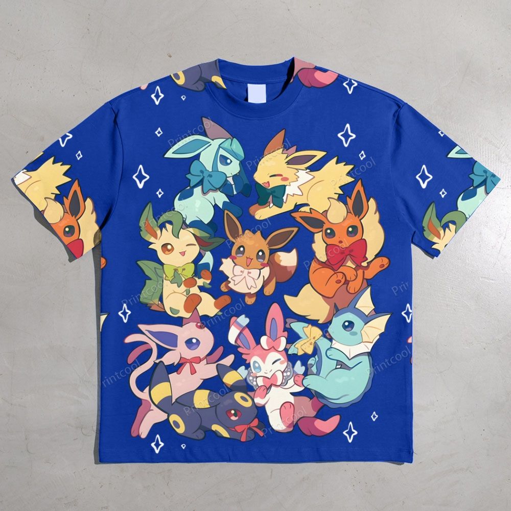 Eevee All-over print pure cotton t-shirt