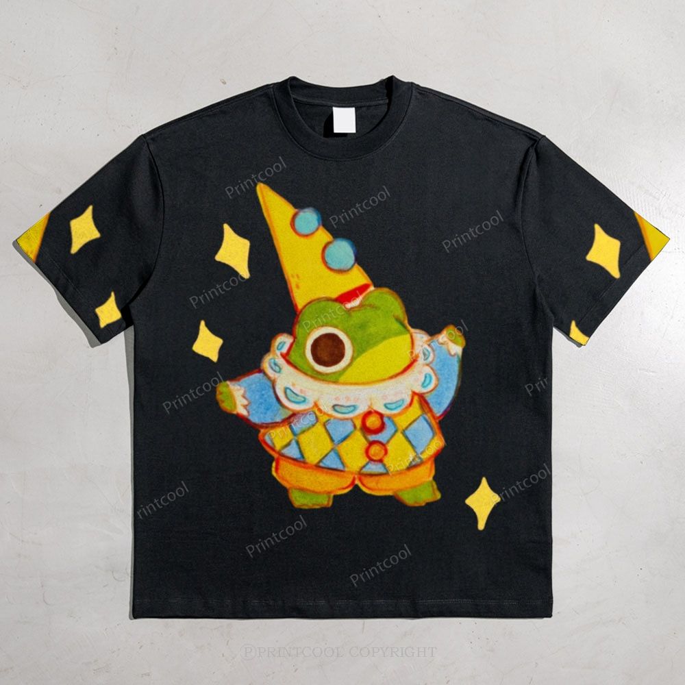 Star Frog All-over print pure cotton t-shirt