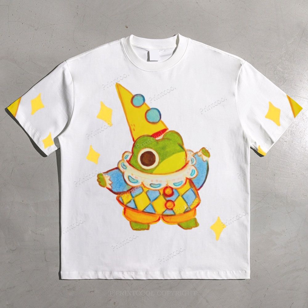 Star Frog All-over print pure cotton t-shirt
