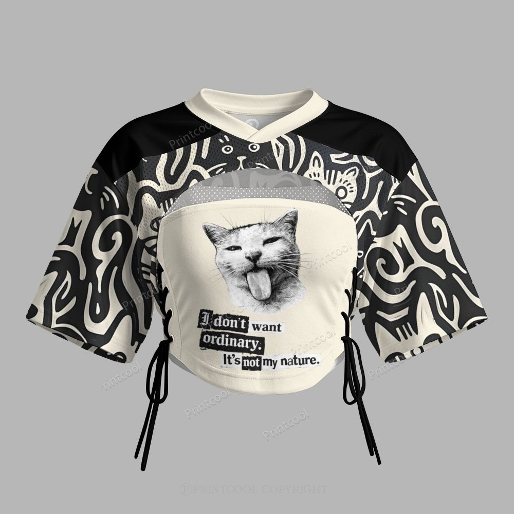 Rebel Kitty Mesh Short-Sleeve Bandeau Set