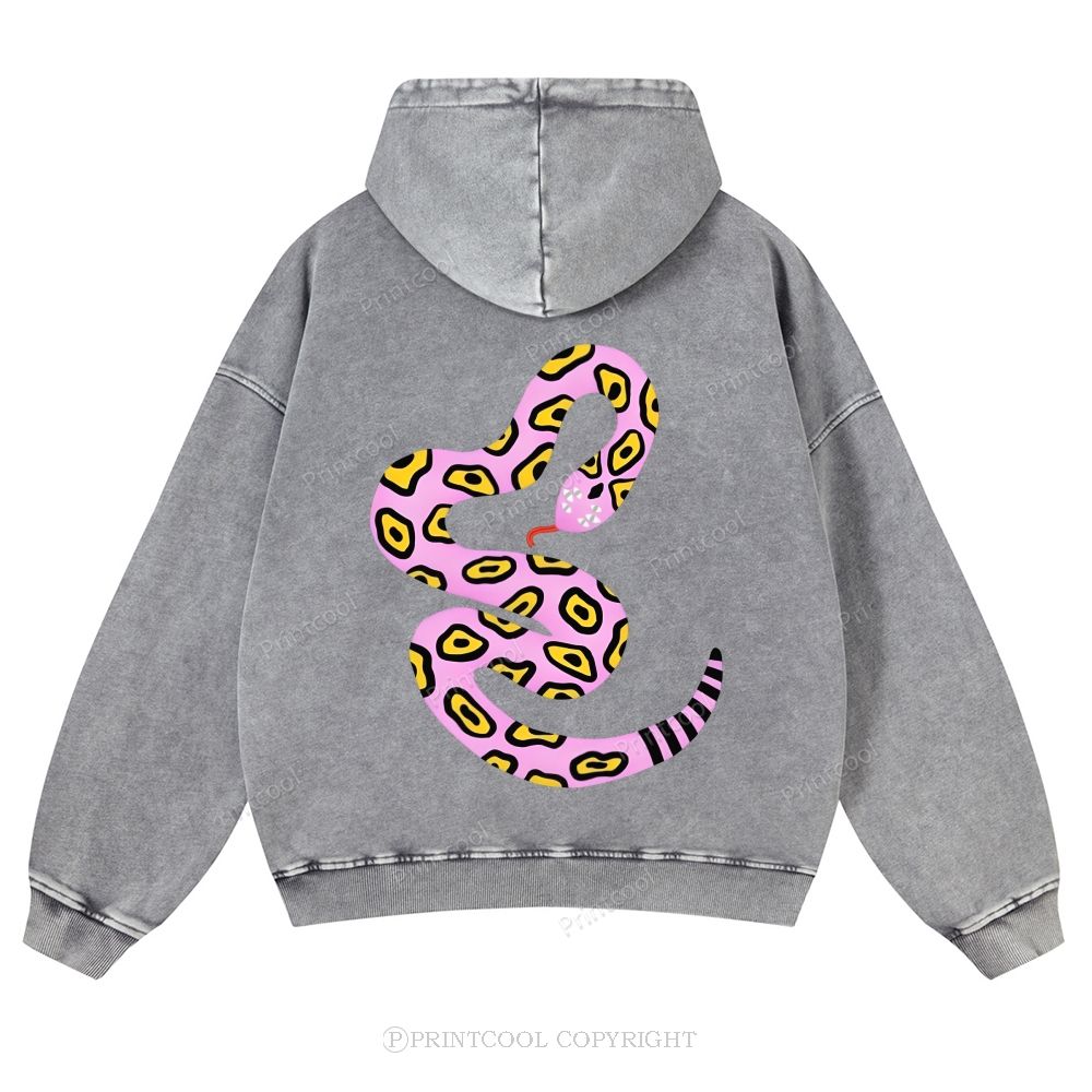 Cosmic Viper Unisex washed hoodie