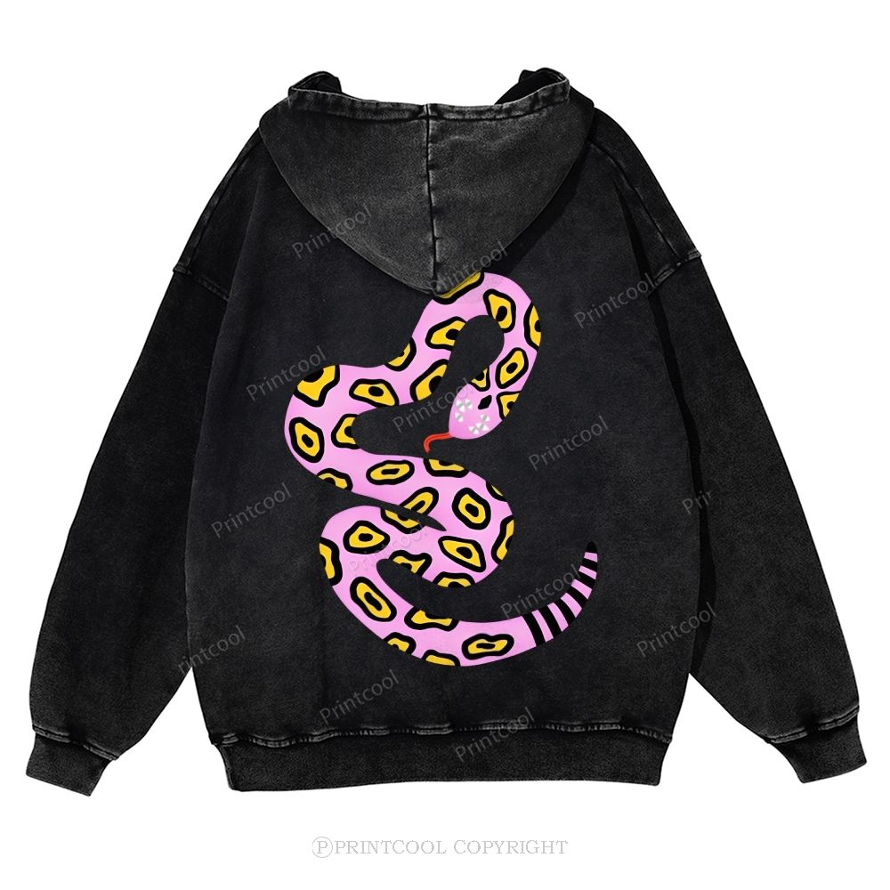 Cosmic Viper Unisex washed hoodie