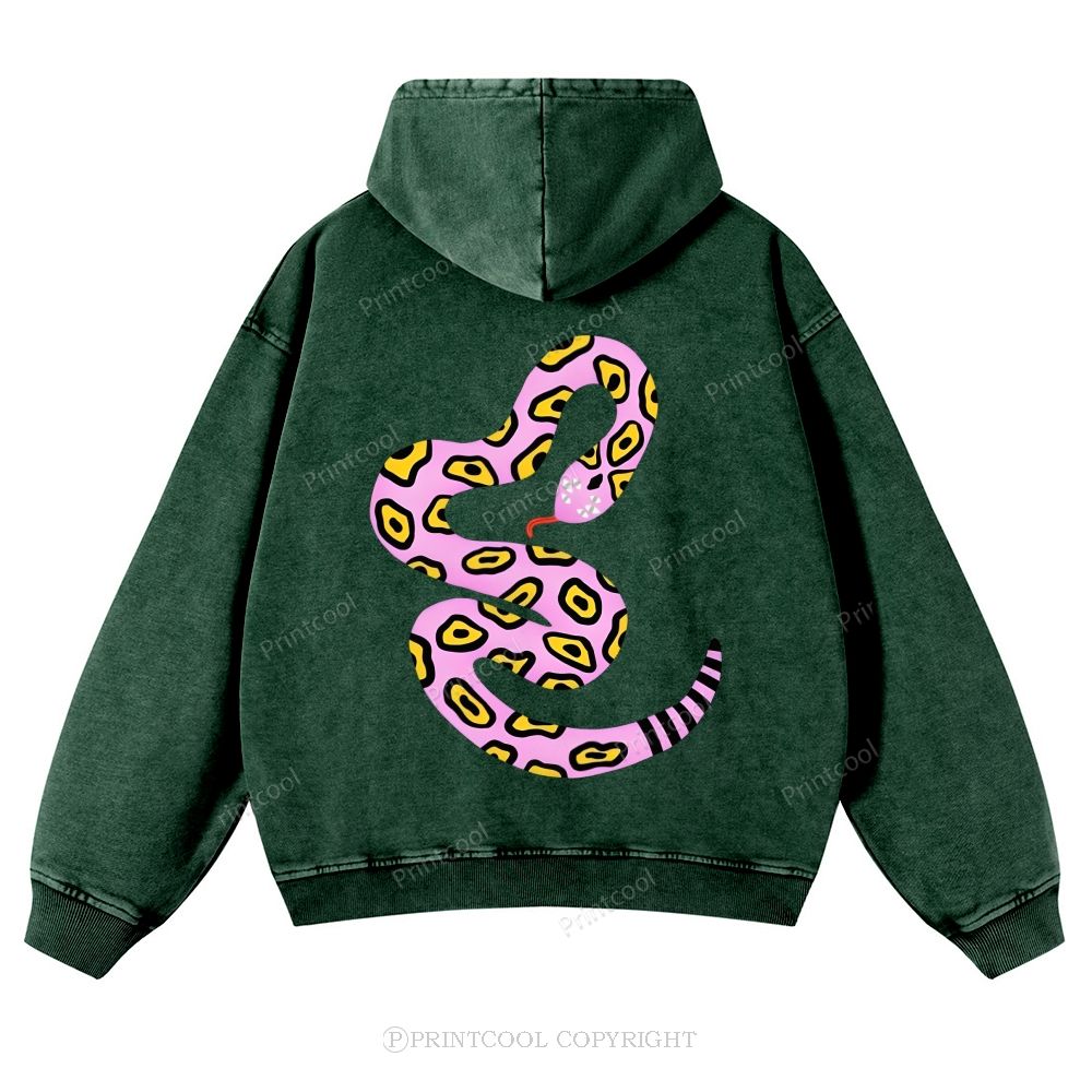 Cosmic Viper Unisex washed hoodie