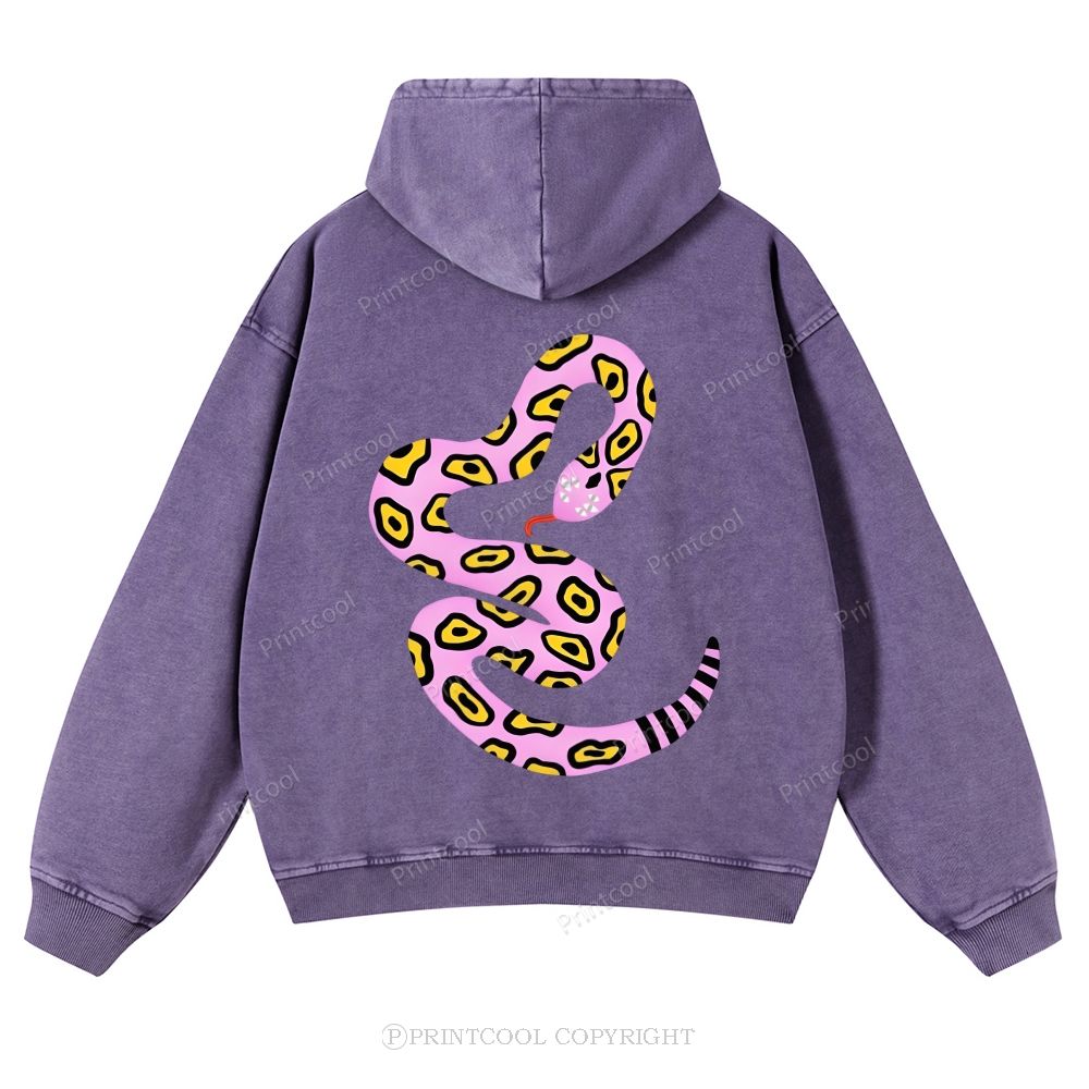 Cosmic Viper Unisex washed hoodie