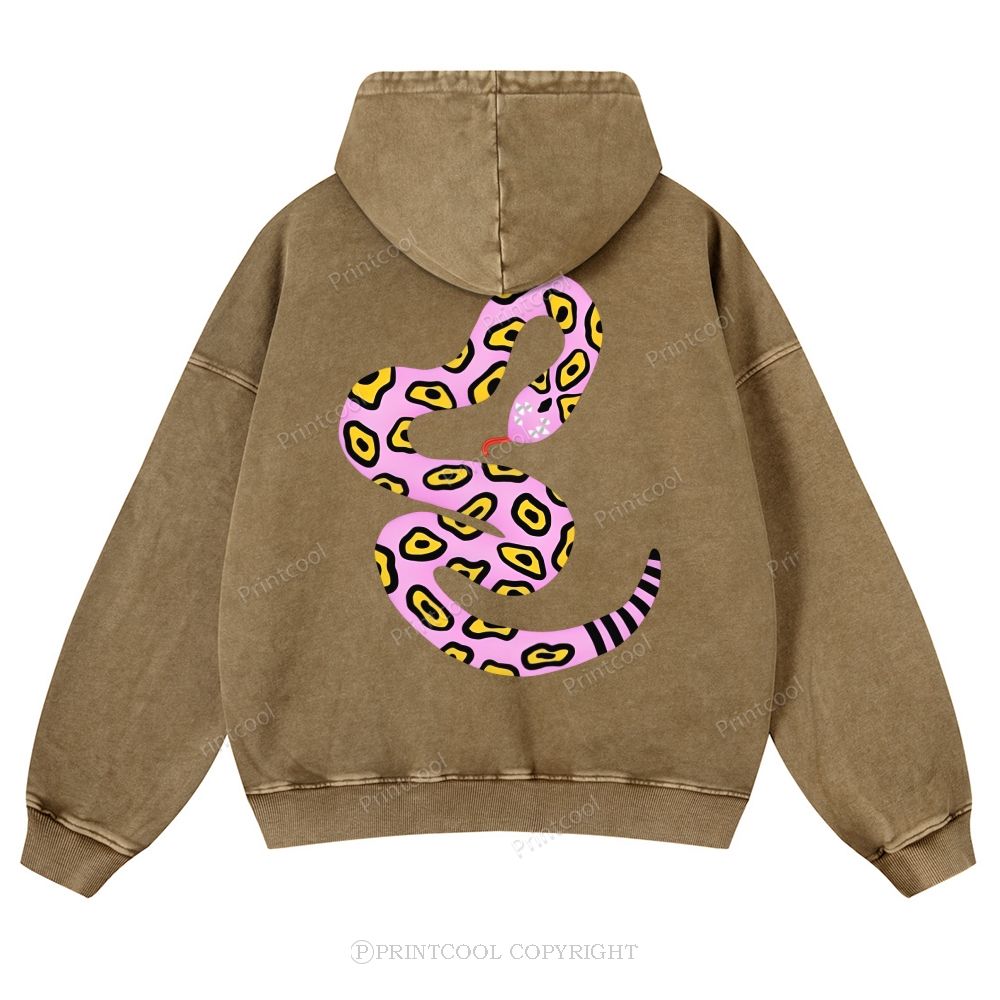Cosmic Viper Unisex washed hoodie