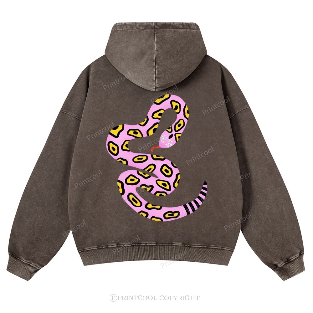 Cosmic Viper Unisex washed hoodie
