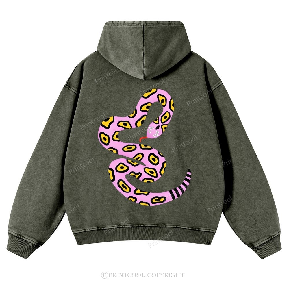Cosmic Viper Unisex washed hoodie