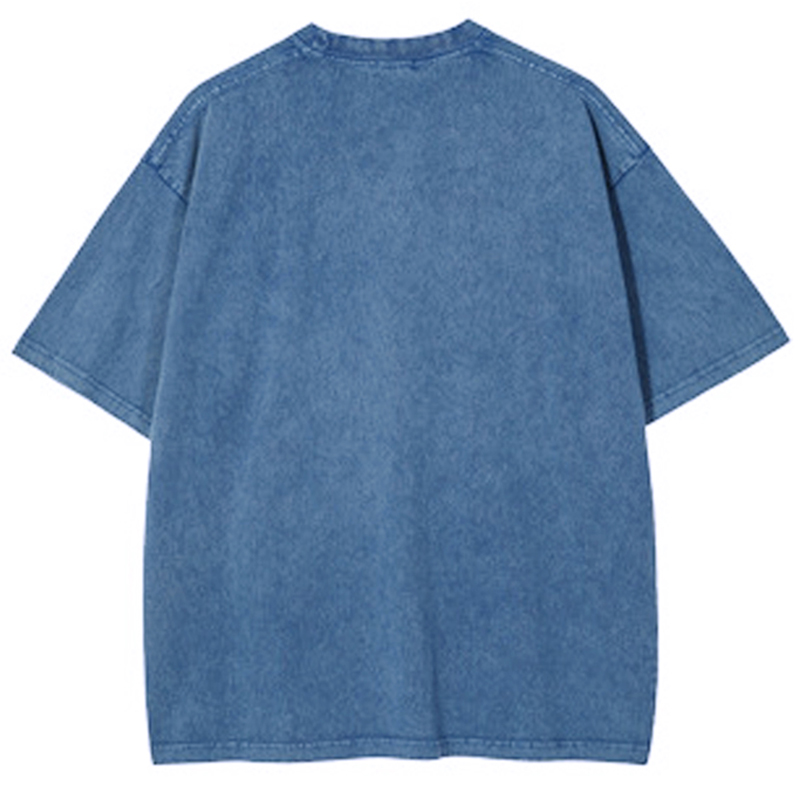 Ghost Face Unisex Vintage Wash Denim T-Shirts