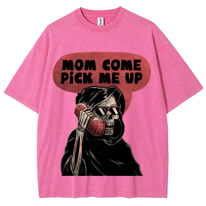 Pick Me Up Unisex Vintage Wash Denim T-Shirts
