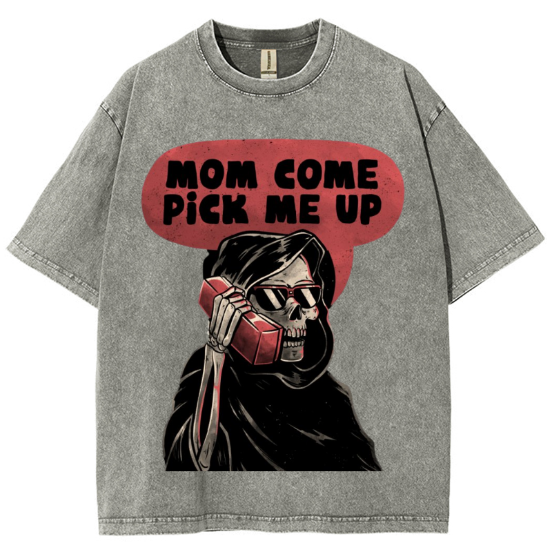 Pick Me Up Unisex Vintage Wash Denim T-Shirts