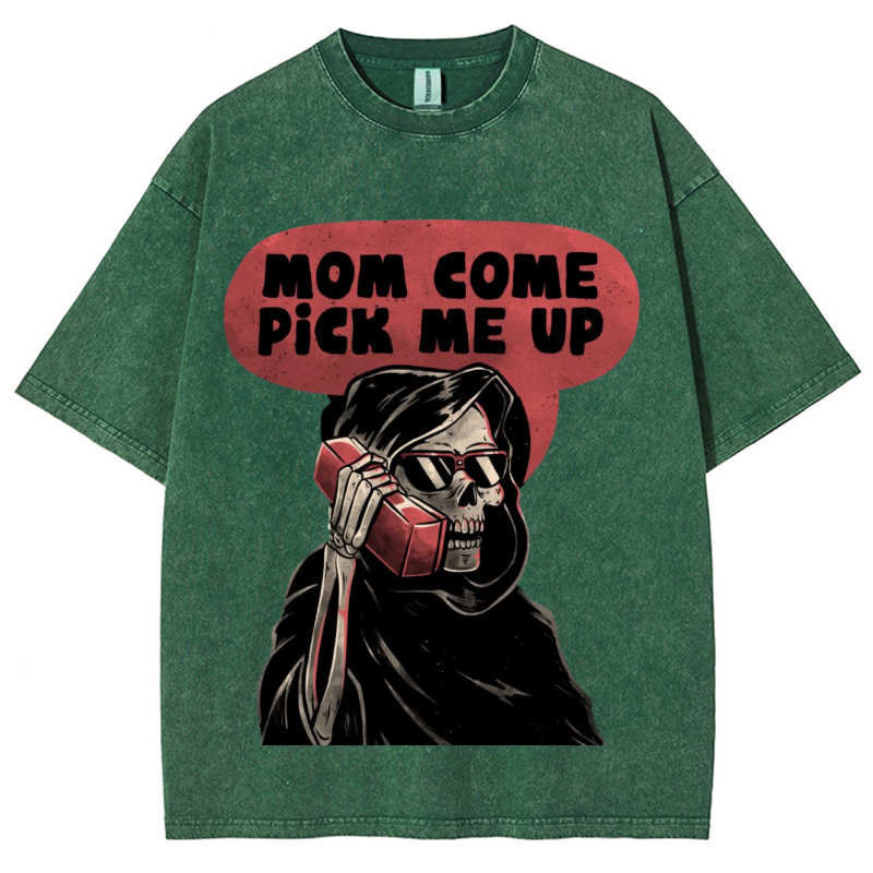 Pick Me Up Unisex Vintage Wash Denim T-Shirts