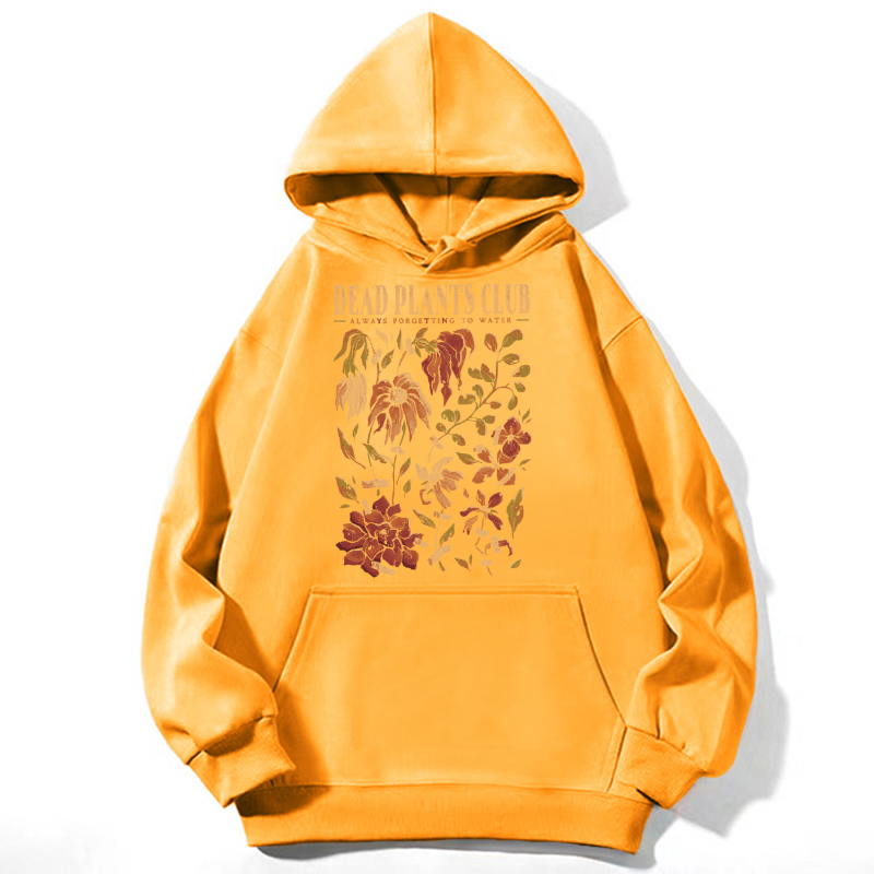 Dead Plants Club Unisex Casual Hoodie Sweatshirt-Print-cool